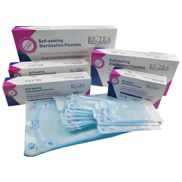 200 Pieces/Box Self-Sealing Sterilization Pouches For Cleaning